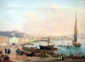A view of Naples from Mergellina